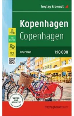 Immagine prodotto di Copenaghen, mappa della città, scala 1:10.000, freytag & berndt