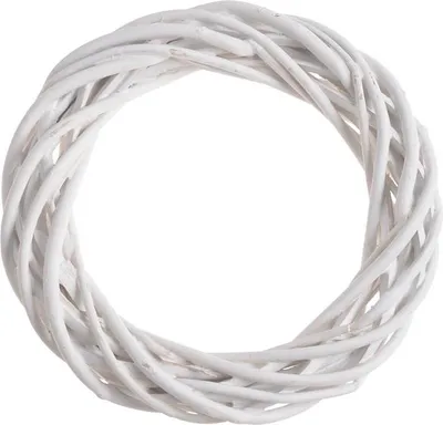 Immagine prodotto di coroncina bianca 15 cm | 42CAN80518-15_W