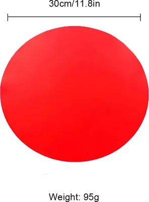Produktbild von 30cm Silikon-Mikrowellenmatte Antihaft-Ofenmatte hitzebeständige Mikrowellen-Drehtischmatte