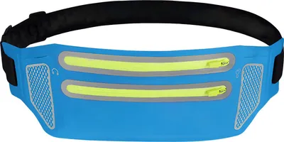 Produktbild von INF Ultra-schlanker Laufgürtel Bauchtasche für Telefone Blau