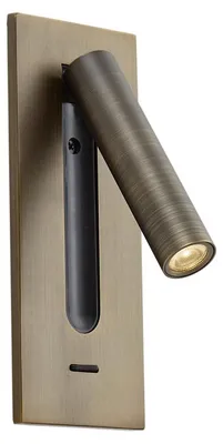 Produktbild von Moderne Wandleuchte DunkelBronze inkl  LED Plaza