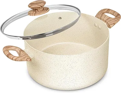 Produktbild von MICHELANGELO Kochtopf, 9,5 l, Antihaftbeschichtung, Weiß