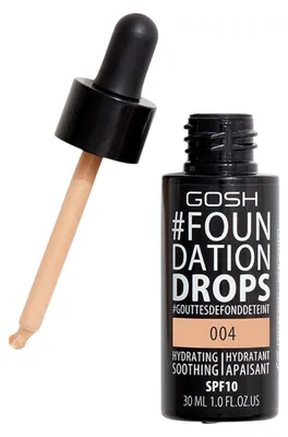 Produktbild von Gosh Drops Flüssige Grundierung 004 Natürlich SPF 10 30 ml *Tester