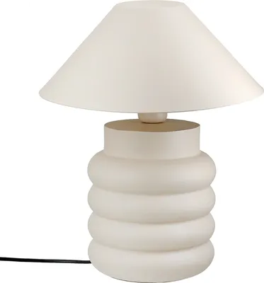Obrázok produktu pre Stolná lampa Gilde, "Ripple", železo, krémová, VE 1, v. 39 cm, d. 32 cm 58011