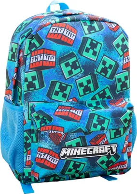Obrázek produktu pro Minecraft - Batoh pro děti , logo NS9136 (jedna velikost) (modrá)
