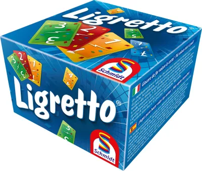 A product box for the card game Ligretto.
