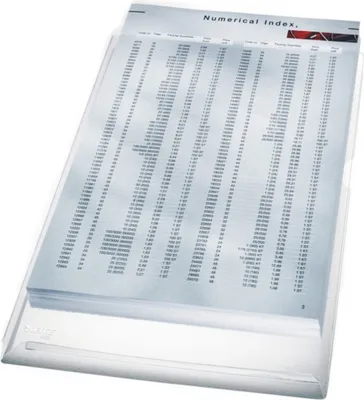 Produktbild von Leitz 40563003 PVC Transparent Aktendeckel (4056-3003)