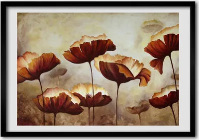 Produktbild von Bild - Bilder - Bilderrahmen - 70 cm x 50 cm - MDF-Rahmen, Wandkunst Maki