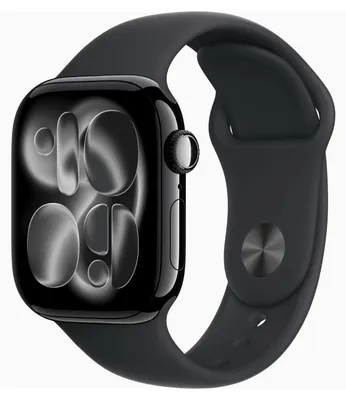 Obrázek produktu pro Apple MF854ZR/A Apple Watch Series 11 GPS + Cellular 42mm Jet Black Aluminiu