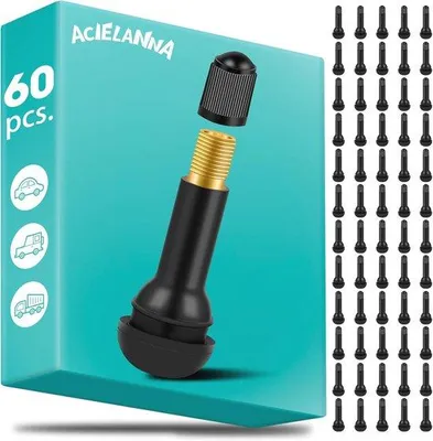 Produktbild von Famanu Ventile 60 Stück - Universelle Gummiventile für schlauchlose Reifen
