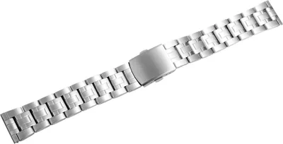 Produktbild von Edelstahl-Uhrenarmband, silberfarben, 18 mm - 22 mm
