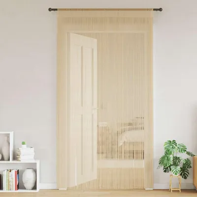 Obrázek produktu pro vidaXL Provázkové záclony 2 ks 100 x 250 cm béžová