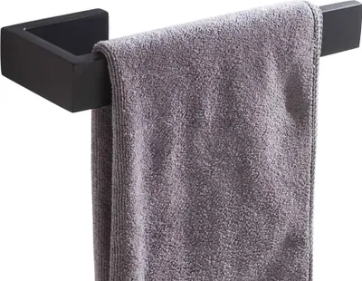 Produktbild von Badezimmerstange, Handtuchring fürs Badezimmer, Handtuchhalter aus Edelstahl, Badetuchhalter zur Wandmontage