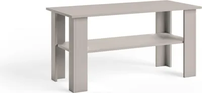 Produktbild von Couchtisch Kaschmir, 16mm Laminatplatte, ABS-Kanten, Breite 100 cm, Tiefe 55 cm, Höhe 58 cm