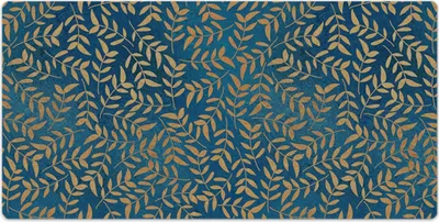 Produktbild von Mauspad - Schreibtischmatte - Tischunterlage - 90x45 cm - Goldene Blätter