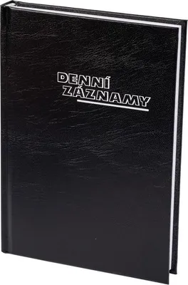 Obrázek produktu pro Denní záznamy A5 Balacron černé - zo1012-01