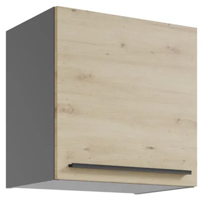 Produktbild von Yourkitchen Hängeschrank JAZZ, Eiche Artisan/Anthrazit, 1 Drehtür, Stangengriff