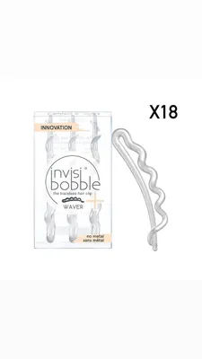 Immagine prodotto di Invisibobble IB Waver Crystal Clear - Confezione da 18 pezzi