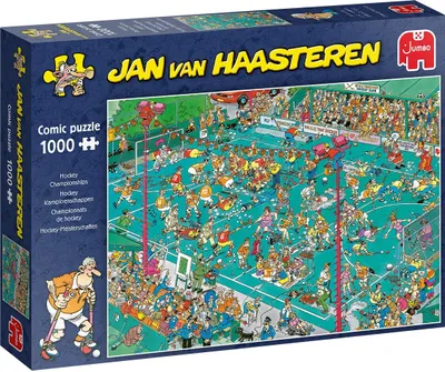 Produktbild von Jumbo 19094 Jan van Haasteren – Hockey Meisterschaften 1000 Teile Puzzle