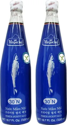 Produktbild von Doppelpack Megachef PREMIUM Anchovy-Fischsauce glutenfrei  (2x 500ml) | ohne Glutamat
