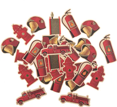 Produktbild von 100 Papierkonfetti in Rot und Gold, Größe: 2,0 - 4,5 cm - Einheitsgröße