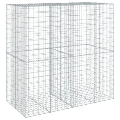 Obrázek produktu pro vidaXL Gabion s víkem 200x100x200 cm Pozinkované železo
