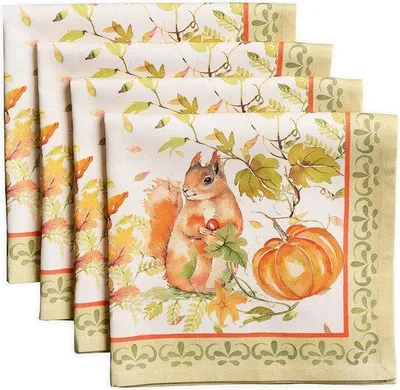 Immagine prodotto di Set di 4 morbidi tovaglioli in cotone, 45x45 cm