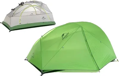 Obrázek produktu pro Stanovací stan, ultralehký design, dvojitá ochranná vrstva, zelený