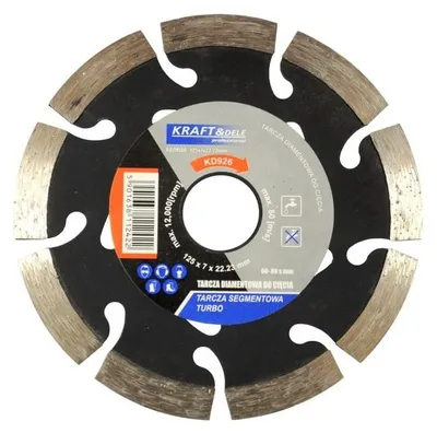 Imagen del producto de Disco de corte segmentado 125x7x22,23 TURBO KD926