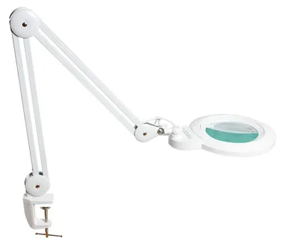 Imagen del producto de Lupa LED bifocal, lente de 14 cm, color blanco