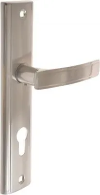 Imagen del producto de Manija de puerta KUCHINOX AURA 72, acabado níquel satinado