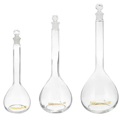 Messkolben-Set 250/500/1000 ml Borosilikatglas 3.3