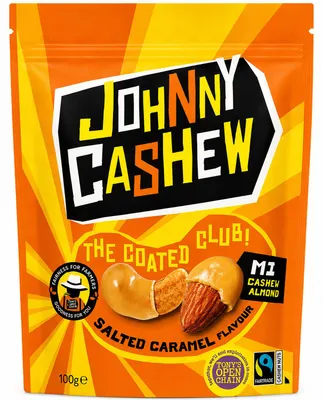 Produktbild von Johnny Cashew Salted Caramel Cashew Almond Mix 100g