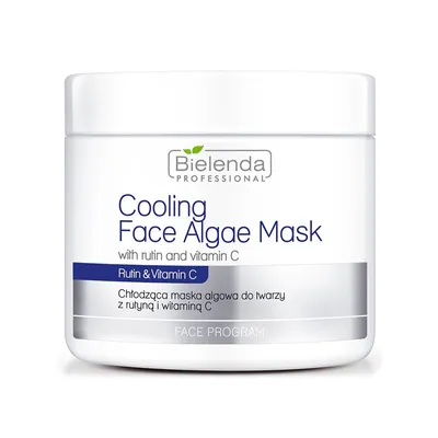 Obrázok produktu pre Bielenda PROFESSIONAL Face Chladivá maska z rias na tvár s vitamínom C a rutínom Chladivá maska z rias na tvár s rutínom a vitamínom C 190g