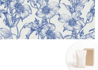 Obrázek produktu pro Samolepicí fototapeta – nástěnné malby do obývacího pokoje – 208 x 146 cm – dekorativní fólie na stěny – moderní design pro výzdobu stěn – tapety do interiérů – květinové větve