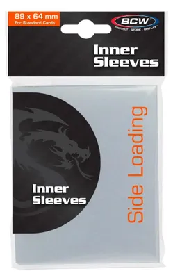 Obrázok produktu pre BCW Inner Sleeves Sideloading Box (100 ks)