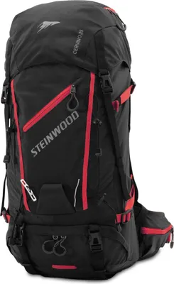 Produktbild von Steinwood Wanderrucksack Herren & Damen 35L - Outdoor-Rucksack, Reiserucksack, Tagesrucksack wasserabweisend mit Regenschutz und Rückenbelüftung