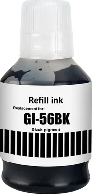 Immagine prodotto di TECHTEK Inchiostro sostituisce GI-56BK (4412C001) compatibile con [Canon] MAXIFY GX 3040, MAXIFY GX 3050, MAXIFY GX 4040, MAXIFY GX 4050, MAXIFY GX 5