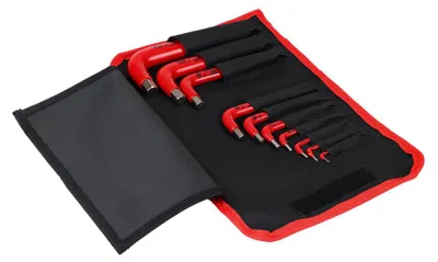 Obrázok produktu pre Sada šesťhranných kľúčov WETEC, 1000 V, 10 ks (šesťhranný kľúč)