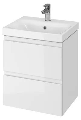 Zdjęcie produktu dla Zestaw Design 973 Moduo 50 White Dsm (szafka + umywalka)