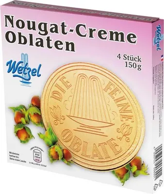 Produktbild von Wetzel Nougat-Creme Oblaten 4er