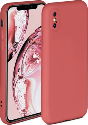 Produktbild von Soft-Case für iPhone XS Max, Farbe:Sonnenuntergangsrot