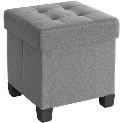 Obrázek produktu pro Songmics ULSF014G02, Taburet/otoman, Šedá, 380 mm, 380 mm, 400 mm