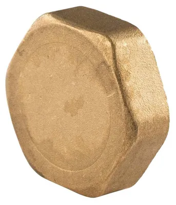 Produktbild von Messing Gewinde-Fitting Kappe 1 1/2''IG (DN 40) - schwere Ausführung