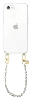 Produktbild von Pearlfection Transparant Cord Hülle - Short cord  - Kompatibel mit iPhone 7/8 SE (2020/2022)