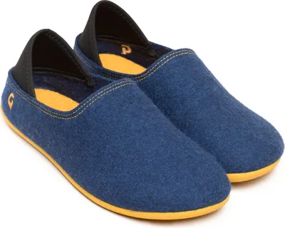 Produktbild von Gottstein Wool Slip-On Hausschuh Slipper für draußen und drinnen, Aus 100% Schurwolle, Mit rutschfester Gummisohle