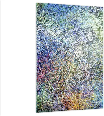 Produktbild von Bilder auf glas - Einteilig - Abstraktion modern - 80x120cm - Glasbilder - Wandbilder - Bilder - zum Aufhängen bereit - Wanddekoration aus Glas - Glas Bilder - Wandbild auf Glas - GPA80x120-3668