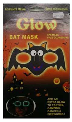 Produktbild von Knicklicht Maske Fledermaus