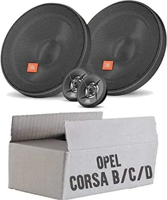 Produktbild von Lautsprecher Boxen JBL 16,5cm System Auto Einbausatz - Einbauset passend für Opel Corsa B/C/D - justSOUND