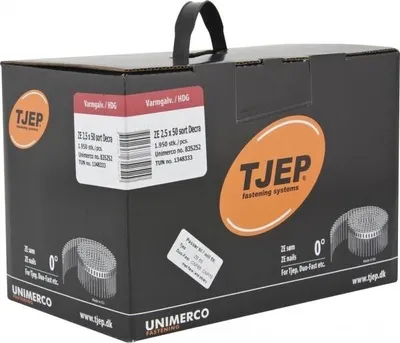 Produktbild von Coilnägel ZE 2,5x50mm Ring feuerverzinkt SCHWARZ 0° Tjep ZE65 Coilnagler DECRA ICOPAL 1,95M